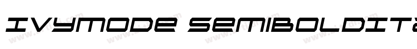 IvyMode semiBoldItal字体转换
